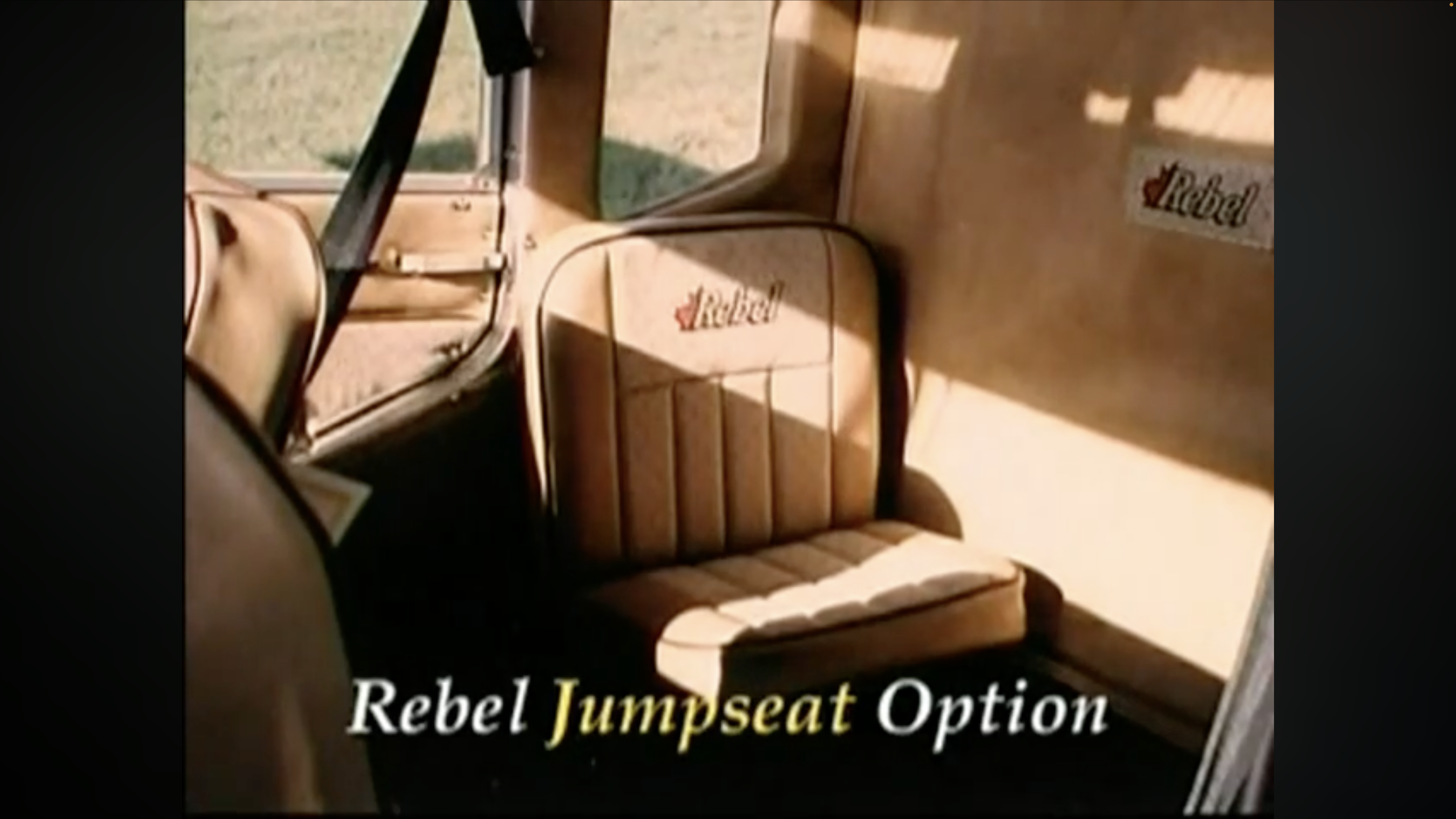 Murphy Rebel back jumpseat